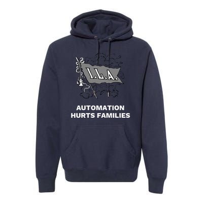 Ila Longshoremen Union Strike Port Workers Union Premium Hoodie