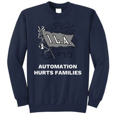 Ila Longshoremen Union Strike Port Workers Union Tall Sweatshirt