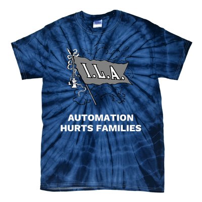 Ila Longshoremen Union Strike Port Workers Union Tie-Dye T-Shirt