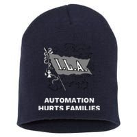 Ila Longshoremen Union Strike Port Workers Union Short Acrylic Beanie