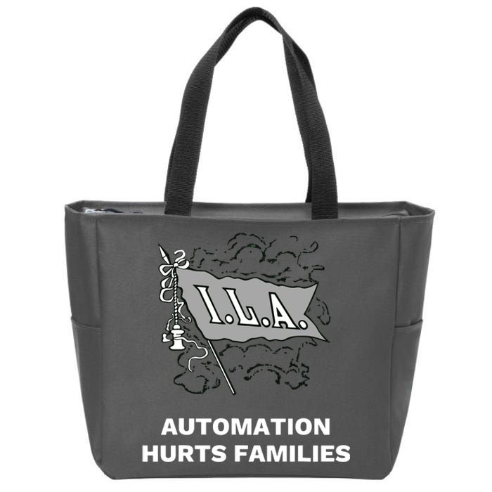 Ila Longshoremen Union Strike Port Workers Union Zip Tote Bag