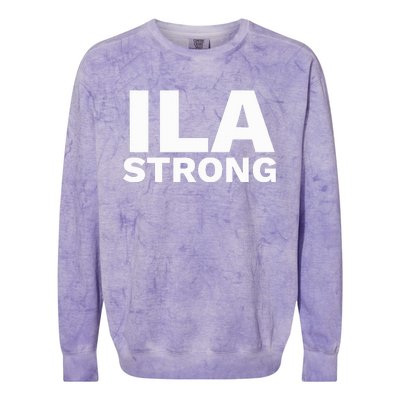 Ila Longshoremen Union Strike Port Workers Union Colorblast Crewneck Sweatshirt