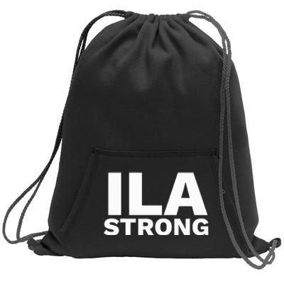 Ila Longshoremen Union Strike Port Workers Union Sweatshirt Cinch Pack Bag