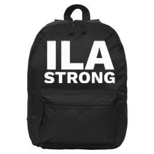 Ila Longshoremen Union Strike Port Workers Union 16 in Basic Backpack