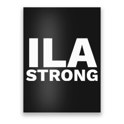 Ila Longshoremen Union Strike Port Workers Union Poster