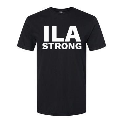 Ila Longshoremen Union Strike Port Workers Union Softstyle CVC T-Shirt