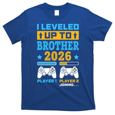 I Leveled Up To Brother 2026 Funny Big Brother Gamer Gift T-Shirt