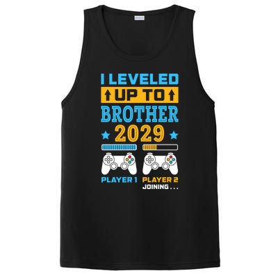 I Leveled Up To Brother 2029 Funny Big Brother Gamer Gift PosiCharge Competitor Tank