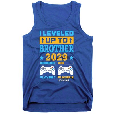 I Leveled Up To Brother 2029 Funny Big Brother Gamer Gift Tank Top