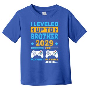 I Leveled Up To Brother 2029 Funny Big Brother Gamer Gift Toddler T-Shirt