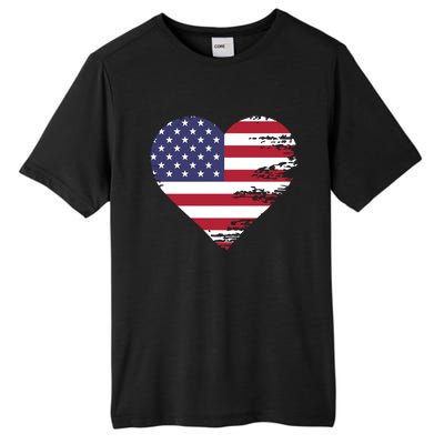 I Love Usa Gift Tall Fusion ChromaSoft Performance T-Shirt