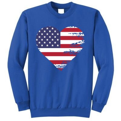 I Love Usa Gift Tall Sweatshirt