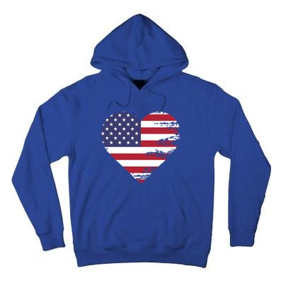 I Love Usa Gift Tall Hoodie