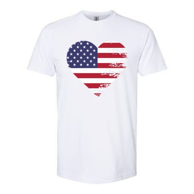 I Love Usa Gift Softstyle® CVC T-Shirt