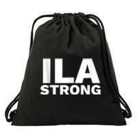 Ila Longshoremen Union Strike Port Workers Union Drawstring Bag