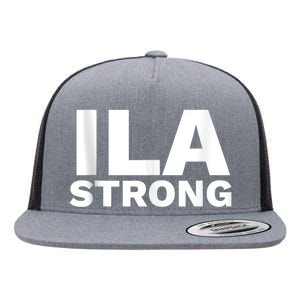 Ila Longshoremen Union Strike Port Workers Union Flat Bill Trucker Hat