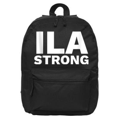 Ila Longshoremen Union Strike Port Workers Union 16 in Basic Backpack