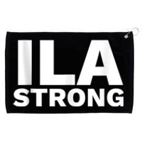 Ila Longshoremen Union Strike Port Workers Union Grommeted Golf Towel