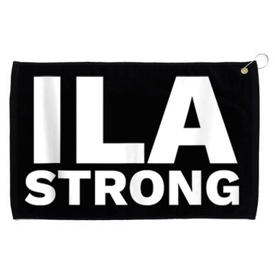 Ila Longshoremen Union Strike Port Workers Union Grommeted Golf Towel