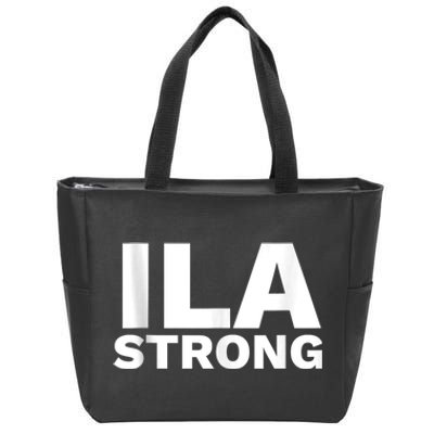 Ila Longshoremen Union Strike Port Workers Union Zip Tote Bag