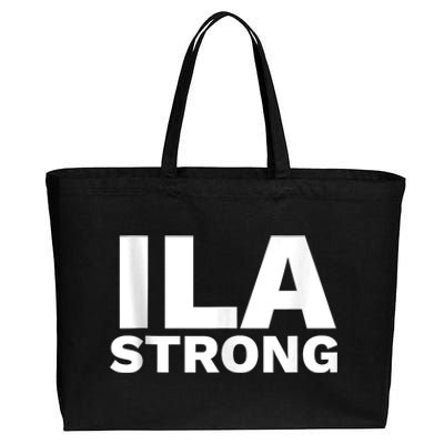 Ila Longshoremen Union Strike Port Workers Union Cotton Canvas Jumbo Tote