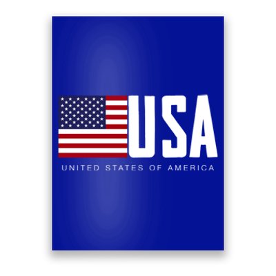 I Love Usa Enjoy Cool Usa United States Of America Flag Cool Gift Poster