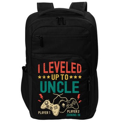 I Leveled Up To Uncle New Uncle Gamer Promoted To Uncle Gift Impact Tech Backpack