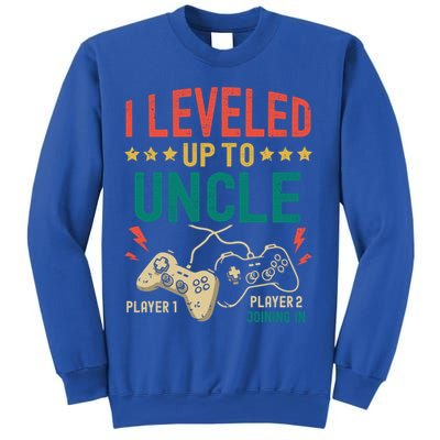 I Leveled Up To Uncle New Uncle Gamer Promoted To Uncle Gift Sweatshirt