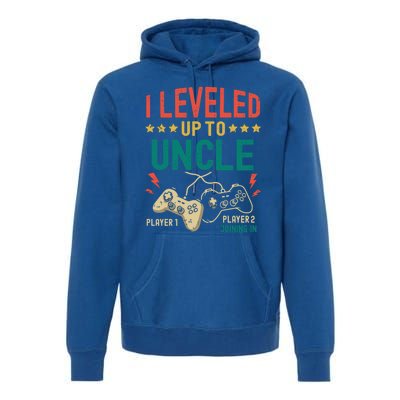 I Leveled Up To Uncle New Uncle Gamer Promoted To Uncle Gift Premium Hoodie