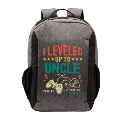 I Leveled Up To Uncle New Uncle Gamer Promoted To Uncle Gift Vector Backpack