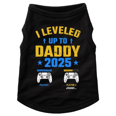 I Leveled Up To Daddy 2025 Father 2025 New Daddy 2025 Doggie Tank