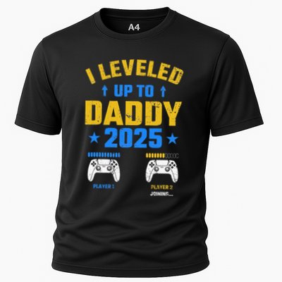 I Leveled Up To Daddy 2025 Father 2025 New Daddy 2025 Performance Shirt