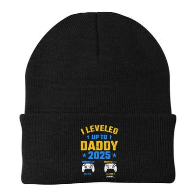 I Leveled Up To Daddy 2025 Father 2025 New Daddy 2025 Beanie