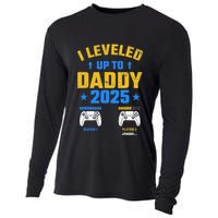 I Leveled Up To Daddy 2025 Father 2025 New Daddy 2025 Cooling Performance Long Sleeve Crew
