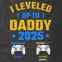 I Leveled Up To Daddy 2025 Father 2025 New Daddy 2025 T-Shirt