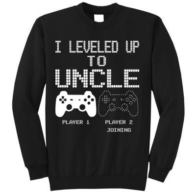 I Leveled Up To Uncle New Uncle Gaming Funny Sweatshirt