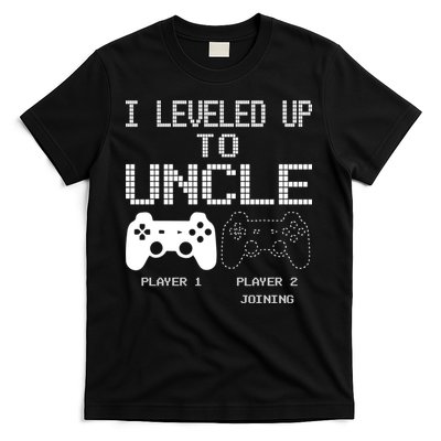 I Leveled Up To Uncle New Uncle Gaming Funny T-Shirt