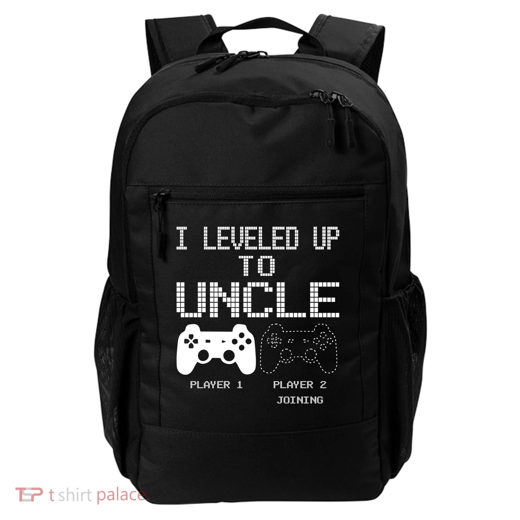 I Leveled Up To Uncle New Uncle Gaming Funny Backpack