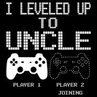I Leveled Up To Uncle New Uncle Gaming Funny 7-Panel Snapback Hat