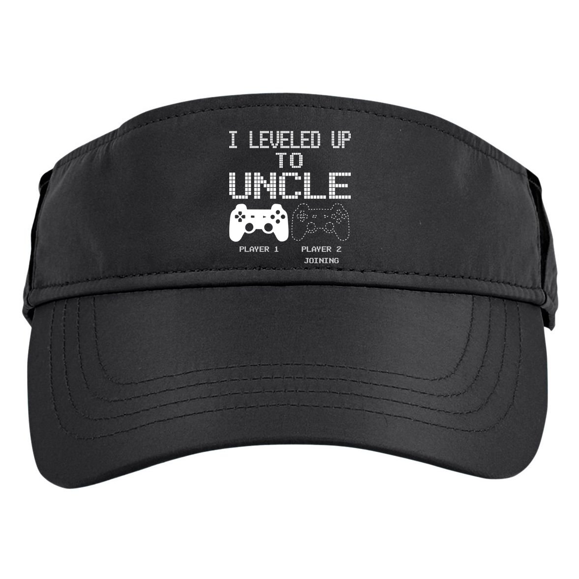 I Leveled Up To Uncle New Uncle Gaming Funny Adult Drive Performance Visor