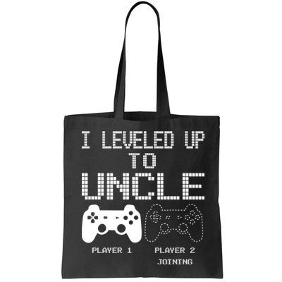 I Leveled Up To Uncle New Uncle Gaming Funny Bag