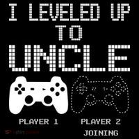 I Leveled Up To Uncle New Uncle Gaming Funny Youth Performance Sprint T-Shirt