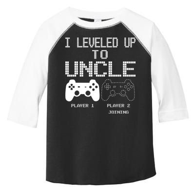 I Leveled Up To Uncle New Uncle Gaming Funny Toddler Fine Jersey T-Shirt