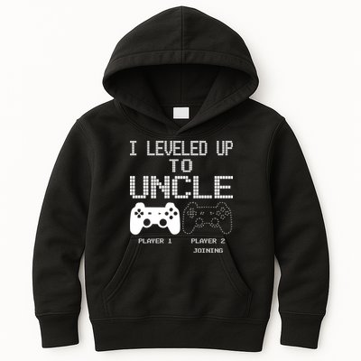 I Leveled Up To Uncle New Uncle Gaming Funny Kids Hoodie