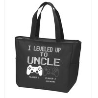 I Leveled Up To Uncle New Uncle Gaming Funny Zip Tote Bag