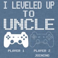I Leveled Up To Uncle New Uncle Gaming Funny Garment-Dyed Sweatshirt