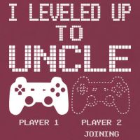 I Leveled Up To Uncle New Uncle Gaming Funny 16oz Travel Tumbler