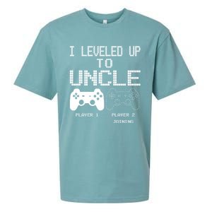 I Leveled Up To Uncle New Uncle Gaming Funny Sueded Cloud Jersey T-Shirt