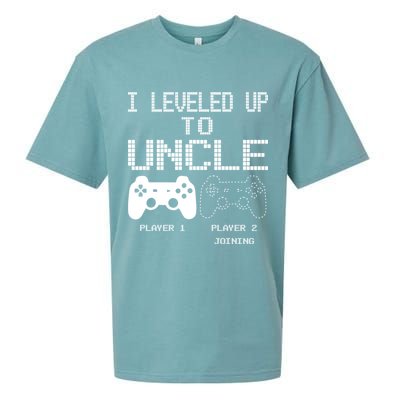 I Leveled Up To Uncle New Uncle Gaming Funny Sueded Cloud Jersey T-Shirt