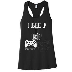 I leveled up to Uncle new uncle gaming Women's Racerback Tank